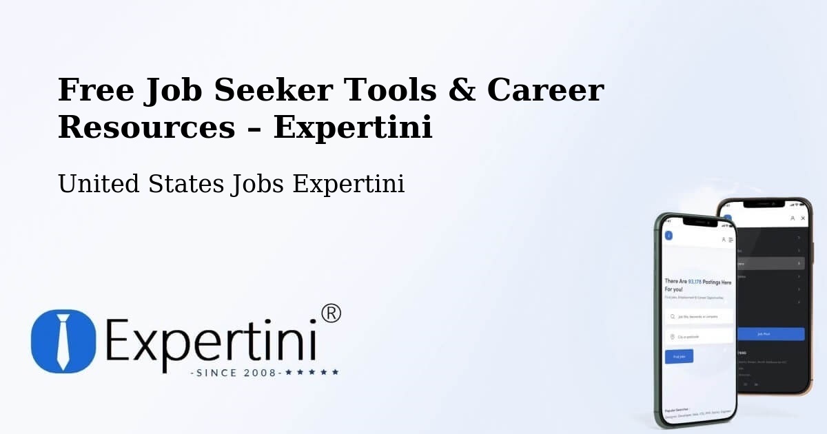 Free Job Seeker Tools & Career Resources – Bedford - Bedford, United States Jobs Expertini